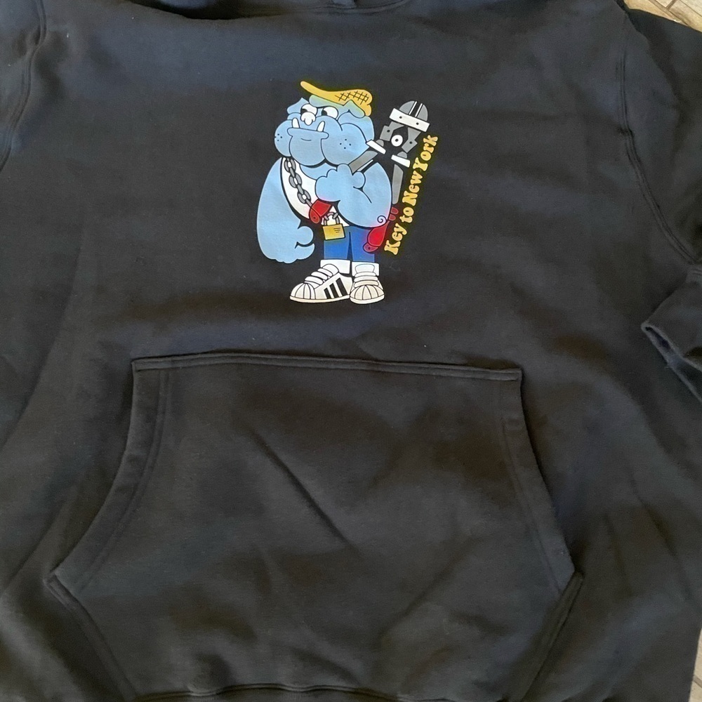 New men Adidas Key To new york Black Hoodie Size - Picture 4 of 7